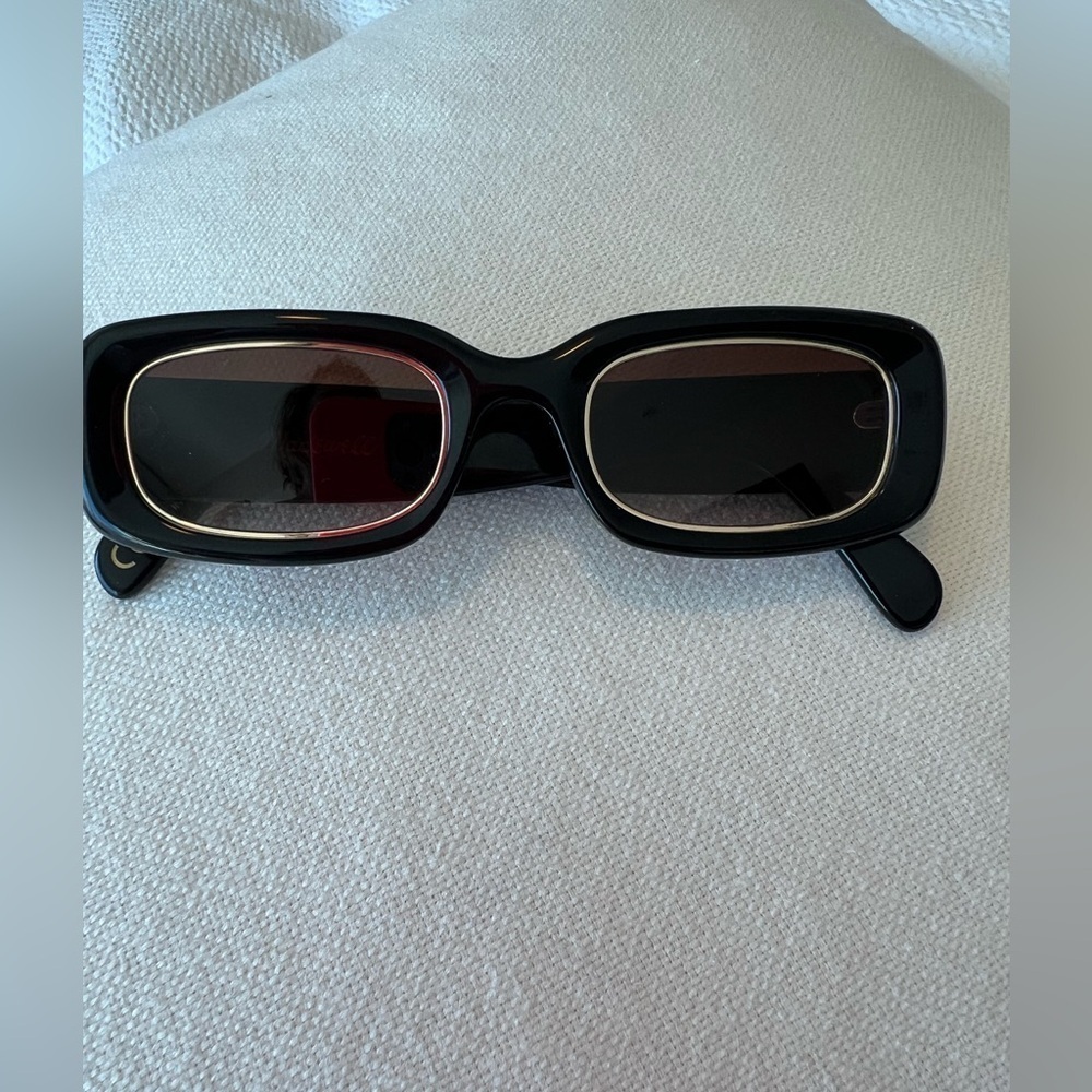 Madewell Baymont Square Sunglasses: Metal Accent Edition - Picture 11 of 13